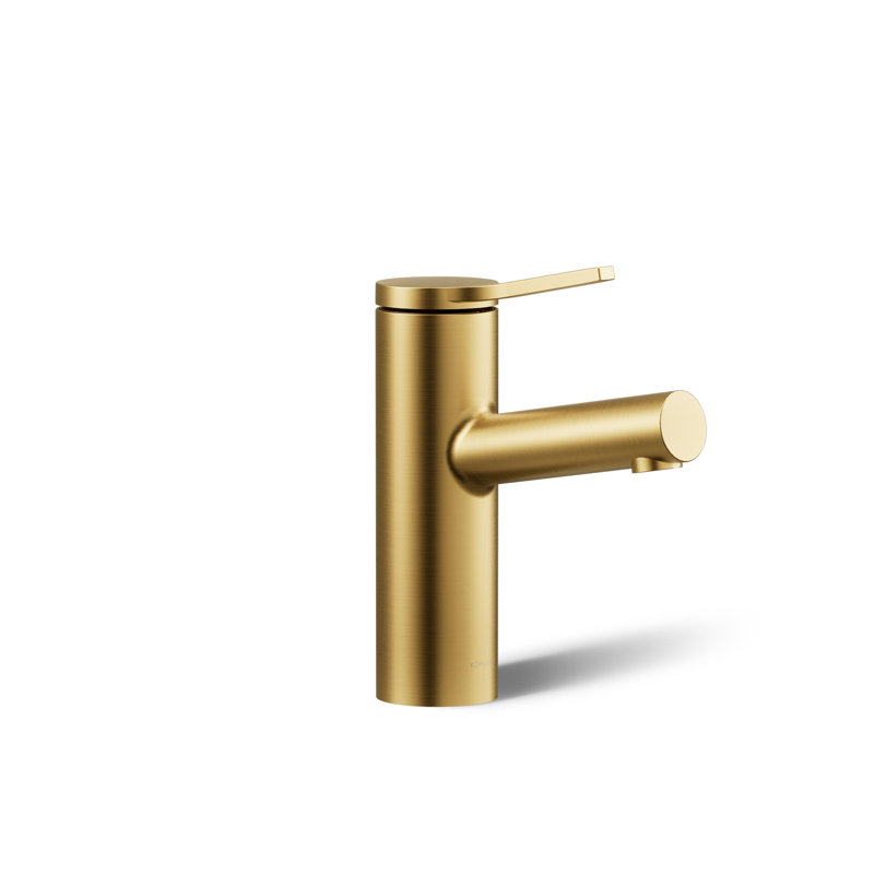 Robinet de lavabo pour salle de bain à poignée simple Elate, 1,0 gal / min, Laiton brossé