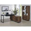 Bureau d'ordinateur en L