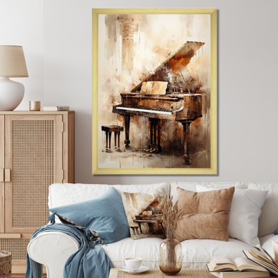 «Warm Melody Piano I - Music», art mural