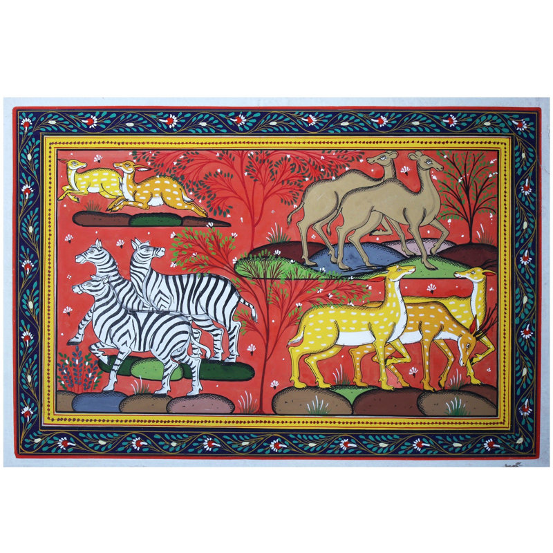 Animaux doux | Paata, peinture de l'Orissa
