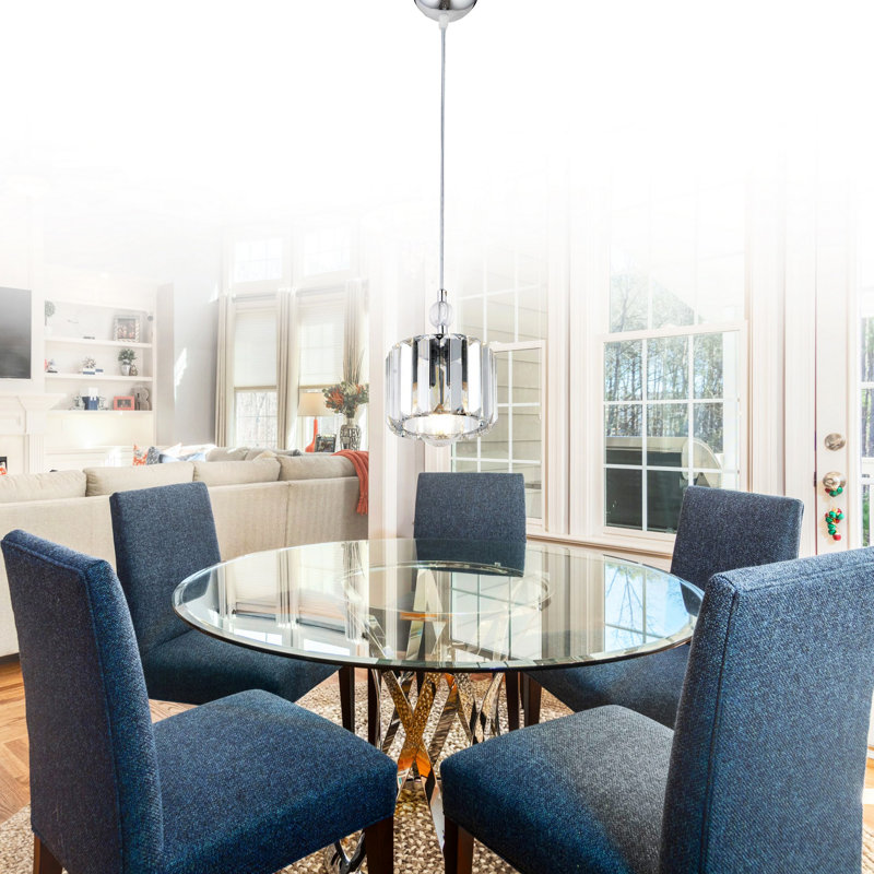 1 - Light Chrome Unique/Statement Pendant