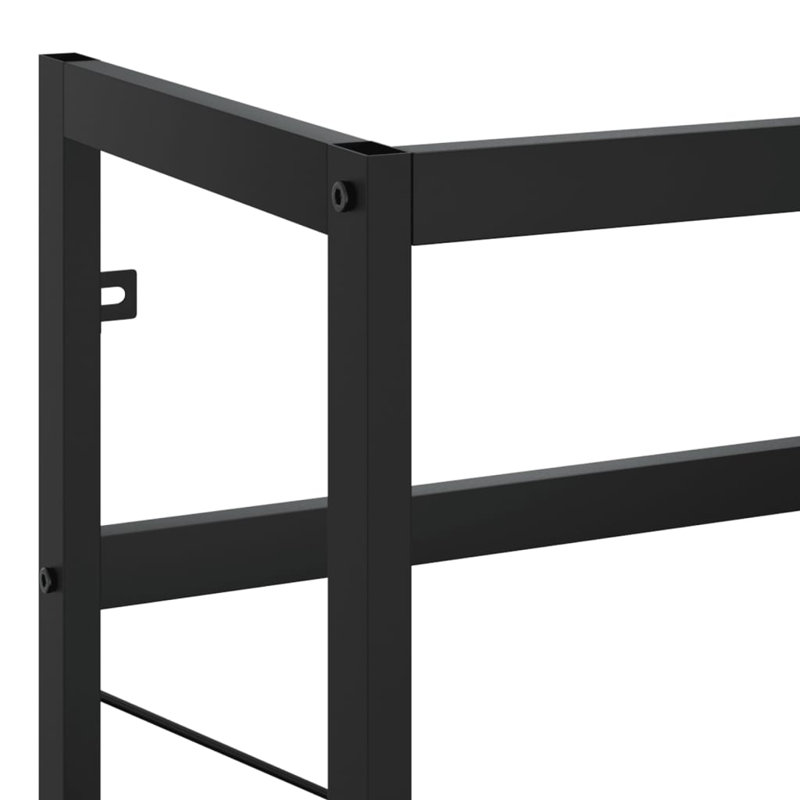 Harprit 40cm Single Bathroom Vanity Base Only, Black