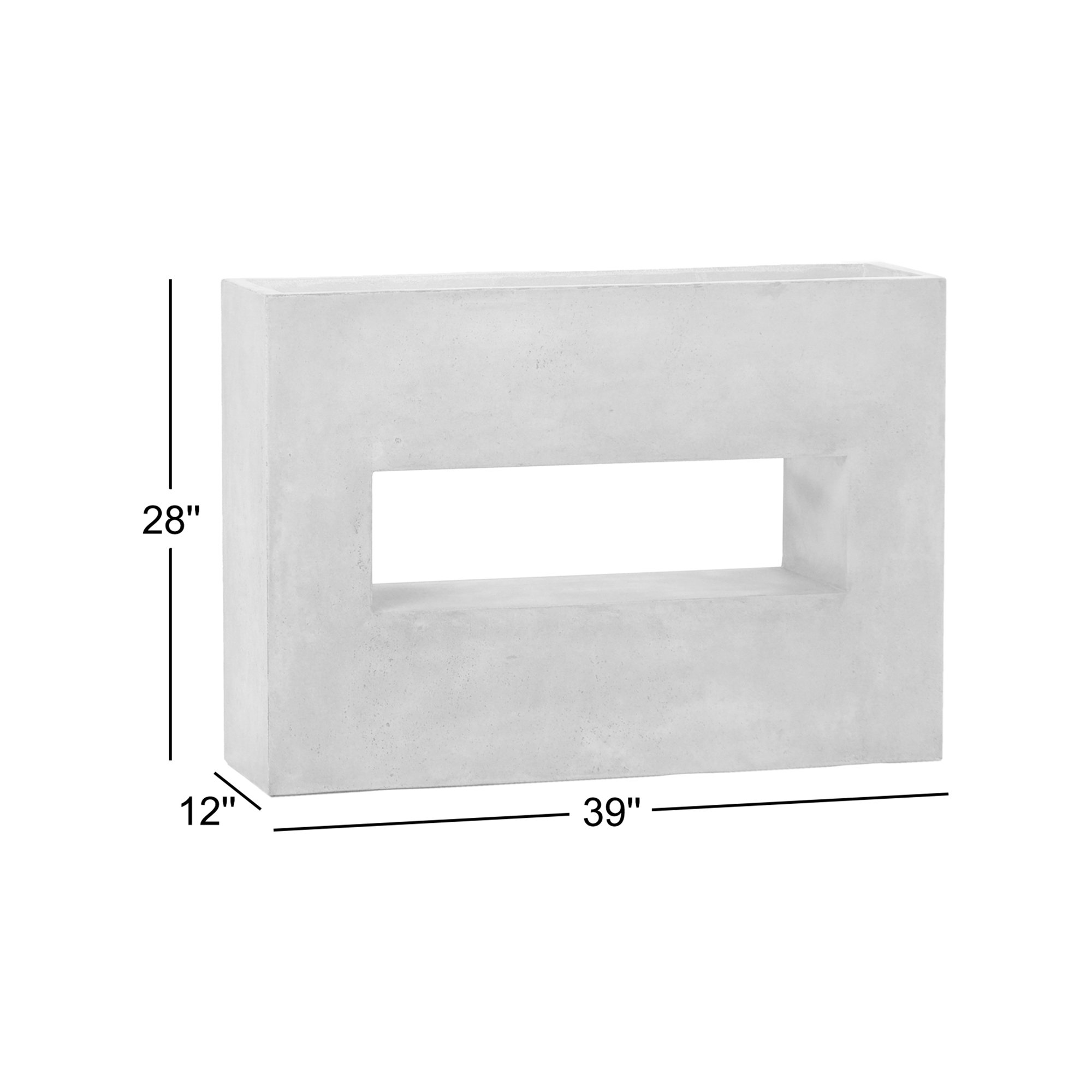 Westley Lightweight Concrete Pot Planter