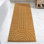 Tapis de bain doux antidérapant Tapis de salle de bain Boho Tapis en microfibre absorbant pour salle de bain Tapis de bain à poils longs lavables à la machine