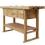 60In Workbench With 4 Drawers Wooden Workbench For Garage Workshop And Home