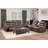 Denby 77.5" Traditional Faux Leather Power Double Reclining Loveseat with Power Reclining Motion, Integrated Console with USB & Outlets-106769853-110842266