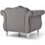 Élégante chaise transitionnelle gris foncé-843613977