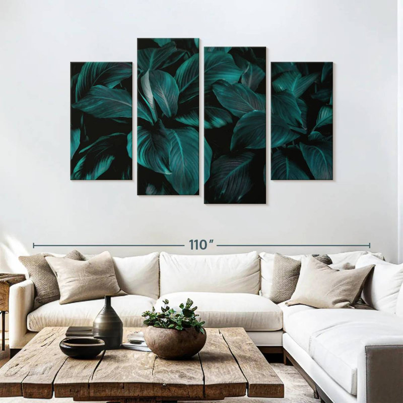 Harnek Peace Lily - feuilles vertes, H 54 po x l 84 po