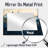 Mountains Natures Layers In Blue Winter II - Traditional Decorative Mirror Wall Art-536882653