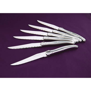 Stainless Steel Serrated Knives With Pearl Handle. Sheffield