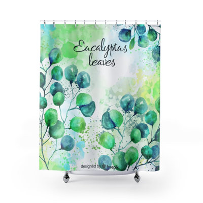 Rideau de douche simple Floral