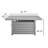 Baecher Aluminum Propane Outdoor Fire Pit Table with Hidden Fuel Tank Storage & Lid-1344547209-1461228995