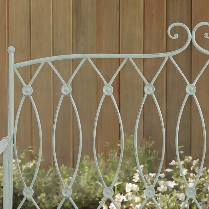 Wiese Iron Outdoor Bench