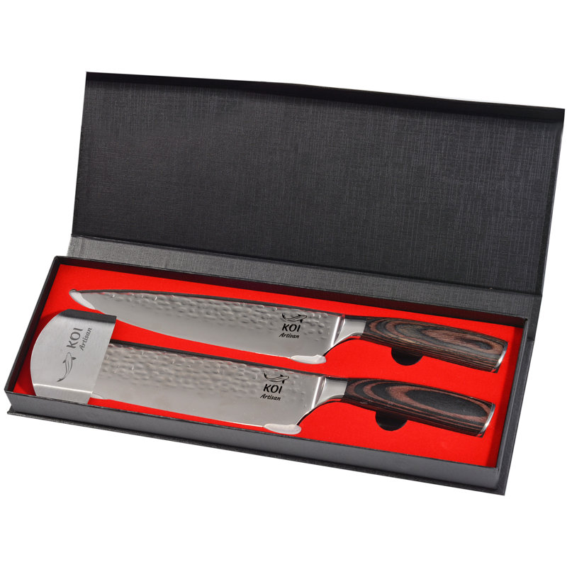 KOI Artisan 2 Piece Stainless Steel Assorted Knife Set