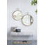 Miroir mural circulaire, miroir décoratif