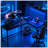 L Shaped Gaming Desk With LED Lights, Power Outlets, Monitor Stand, And CPU Shelf | Gift Idea-1948746826