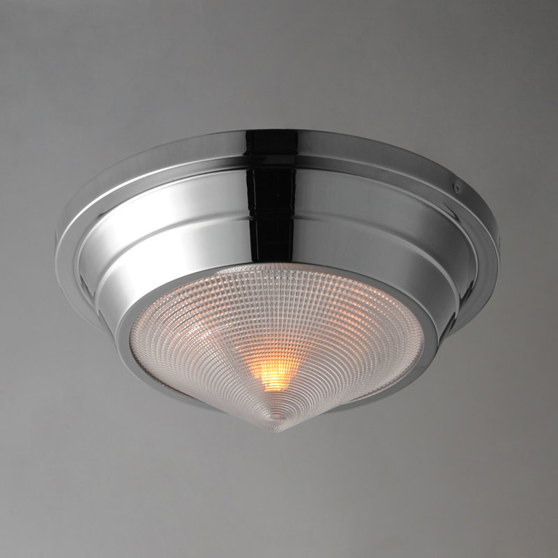 Hargreaves-Flush Mount, Polished Nickel