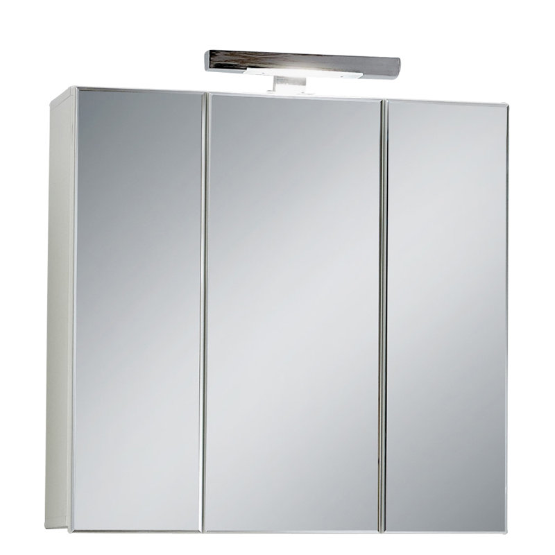 Keomi Surface Mirrored Bathroom Cabinets Adjustable Shelves