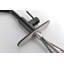 Robinets de cuisine avec douchette extractible, robinet d'évier de cuisine à poignée simple avec douchette extractible-117237889