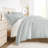 Duvet Cover Set Patterned Microfiber Ultra Soft Bedding in Modern Diagonal-105814214