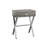 End Table, Side, End, Nightstand, Storage Drawer, Glossy Laminate, Chrome Metal-229071681