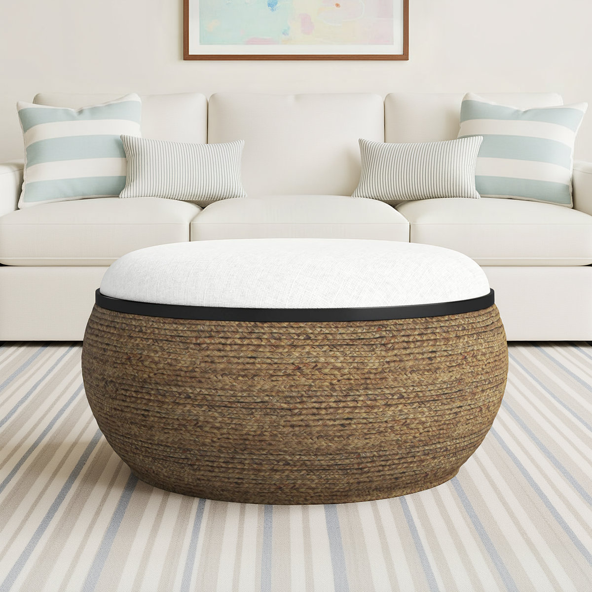 Birch Lane Emily Ottoman - Thumbnail 2