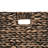 Burtrum Classic Farmhouse Handwoven Hyacinth Collapsible Storage Cube Baskets with Handles-980076520-980076521