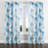 Abstract Curtains for bedroom - Modern Baese Grommet Curtain - 1 Panel-50451058-50451059