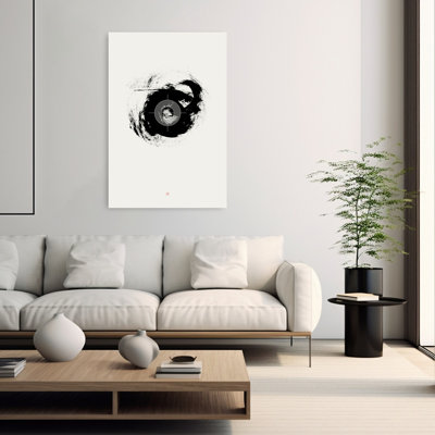 Art abstrait abstrait abstrait contemporain "Enso"