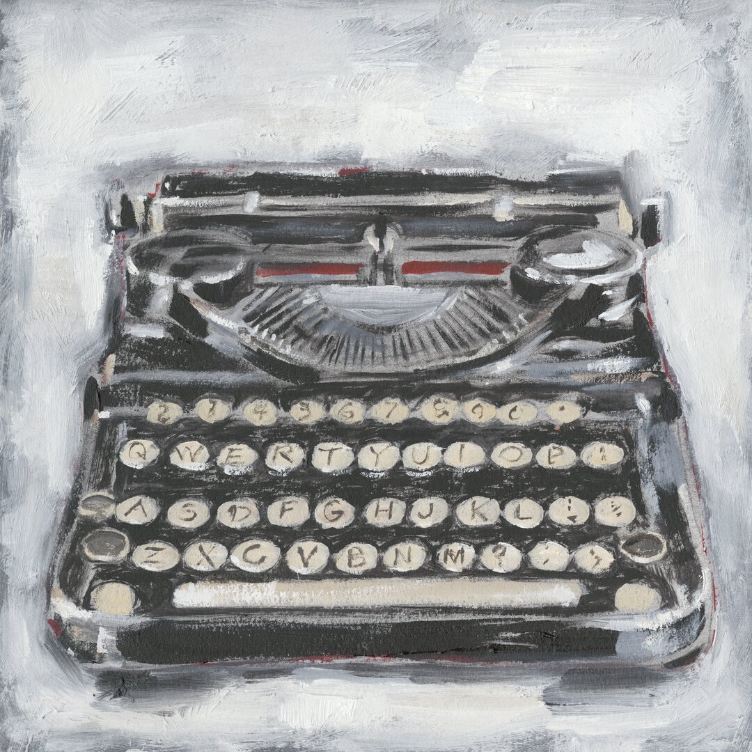 Leinwandbild Vintage Typewriter I von Ethan Harper