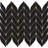 Mythos Black 11 in. x 13 in. Matte Ceramic Wall Tile (19.5 sq. ft./Case)-91637302
