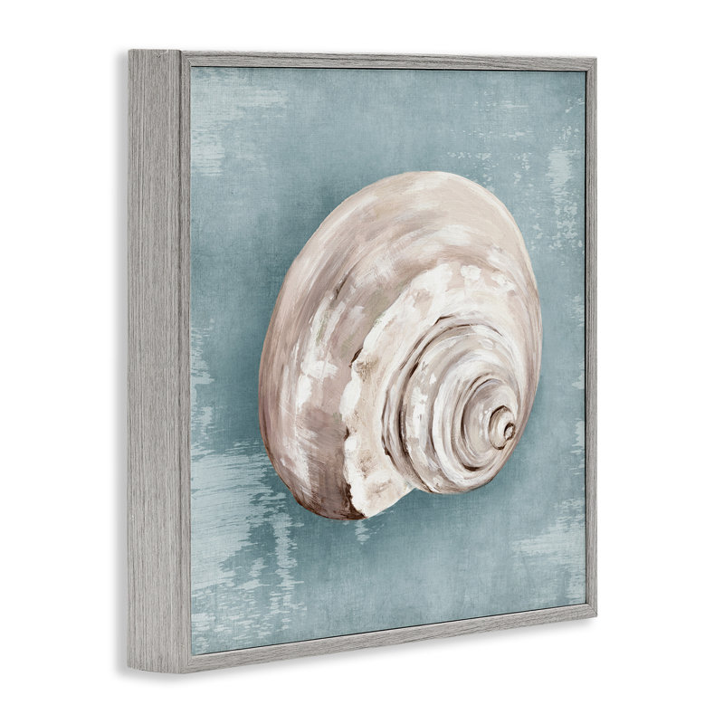 «Swirled Whisper Of The Shore», estampe numérique, design par Eli Jones, H 17 po x l 17 po, Gris