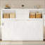 Lit escamotable simple avec station de charge et tiroir