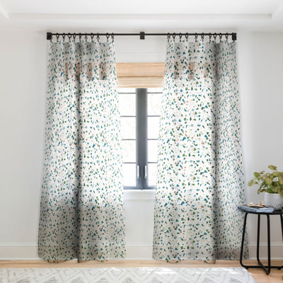 Holli Zollinger Terrazzo 1pc Sheer Window Curtain Panel