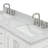 61 " W Freestanding Standard Free Standing 2 Double Vanity Bathroom Vanity With Carrara Marble Top-138338150-93359393