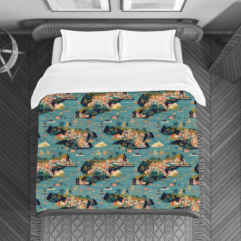 Polyester Machine Printed Duvet Cover, King Duvet Cover