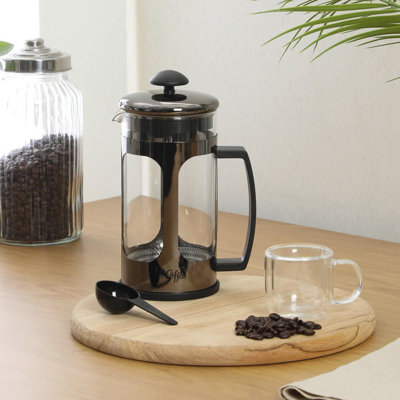 Mr. Coffee 30 Ounce Daily Brew French Press Coffee Maker in Gunmetal