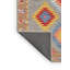 Tapis de zone rouge/jaune/rose contemporaine-1510525693