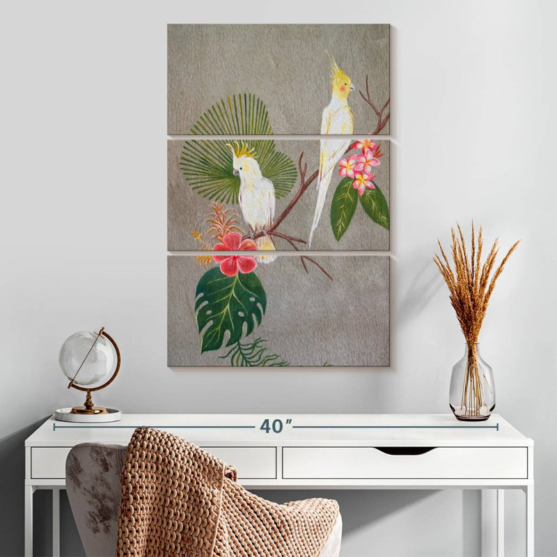 Brampt Cockatoo, 32" H x 20" W