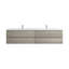Ensemble de meuble-lavabo double mural 84 po Dameion-1752464782