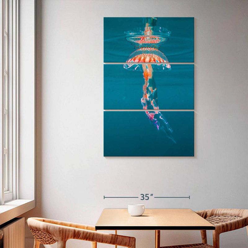 Brampt Jellyfish Under The Surface, 65" H x 42" W