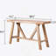 Farmhouse A- Frame Wood Console Table, 58.5"