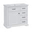 Meuble-lavabo avec lavabo, lavabo en céramique Aghanliss, 2 tiroirs rabattables, charnières de porte à fermeture en douceur-1322007031