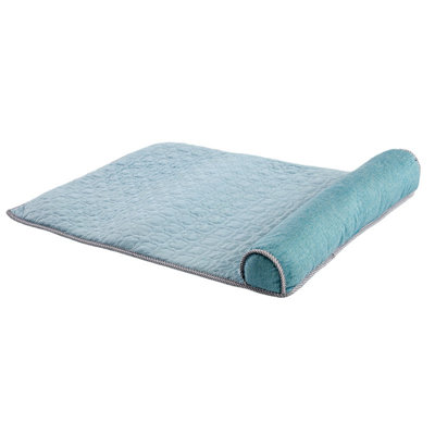 Lit auto-refroidissant en soie pour chien avec coussin pour animaux