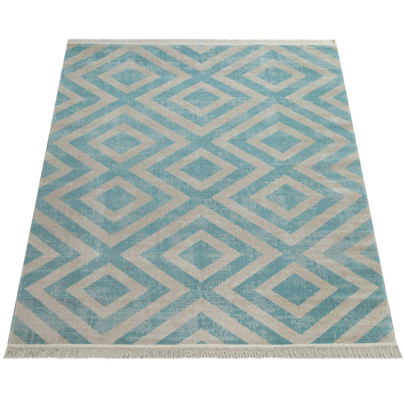 Middlesbrough Geometric Indoor / Outdoor Area Rug, Rectangular 80 x 250cm