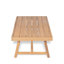 Table basse de patio en bois d'acacia