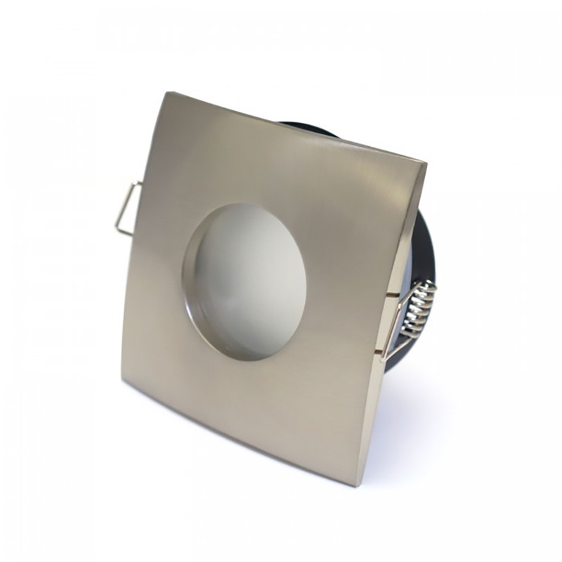 Ghaleb Bathroom 8.3cm Recessed Lighting Kit, Satin Chrome