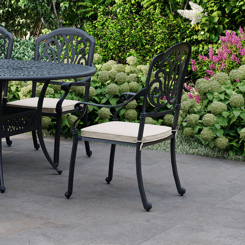 Chetek 6 - Person Patio Dining Set with Oval Table , Cushions Included