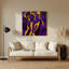 Abstrait art figuratif 69, métal mauve-1526644961