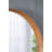 31.5" Round Pine Wood Mirror